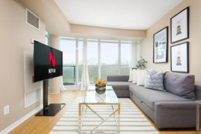 Scenic Waterfront Condo w Parking in Downtown TO